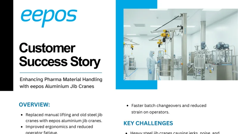 Pharma Material Handling with eepos