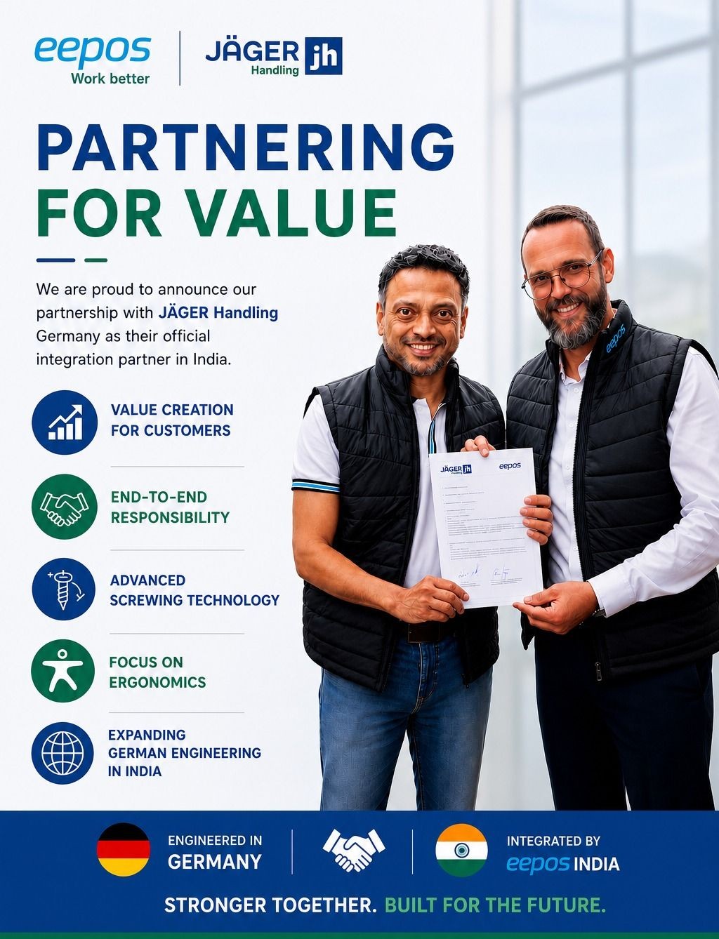 eepos India × JÄGER Handling — Partnering for Value